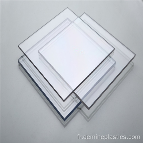 Feuille de plastique feuille de polycarbonate transparent feuille de plexiglas